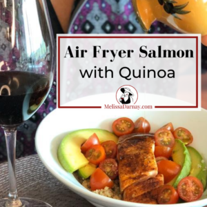Air Fryer Salmon with Quinoa